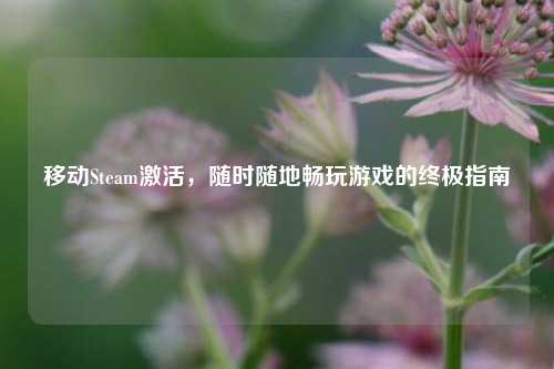 移动Steam激活，随时随地畅玩游戏的终极指南